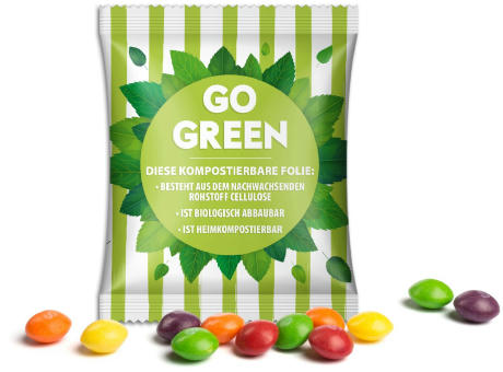 Skittles im Werbetütchen