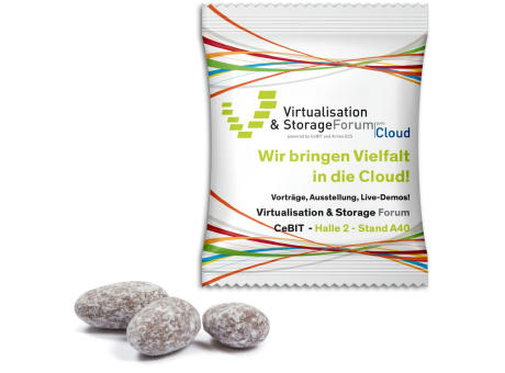 Mandeln im Werbetütchen