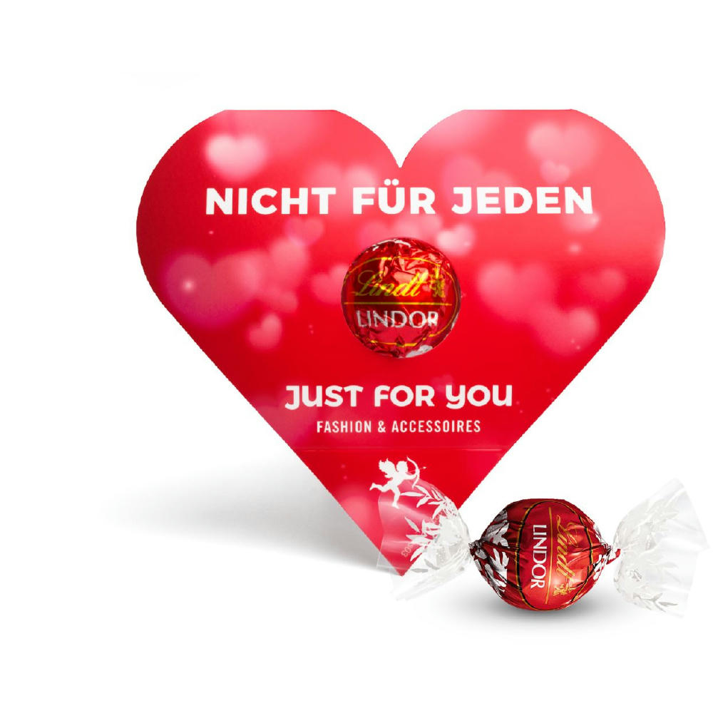 Lindt Lindor Kugel in Werbekartonage