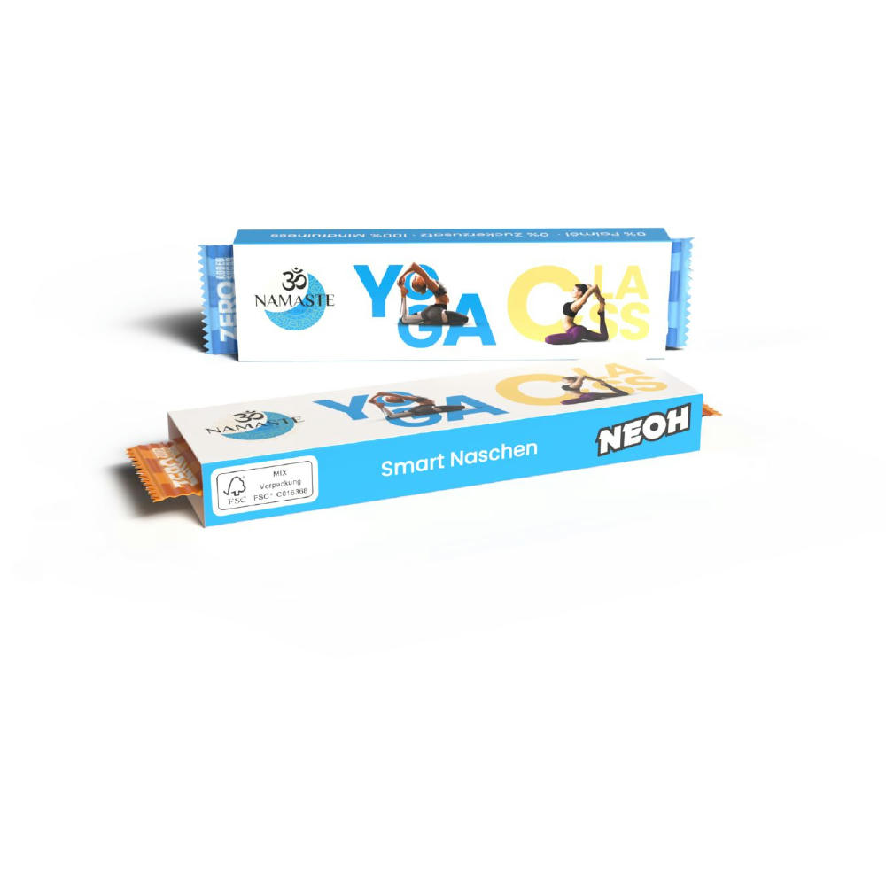 NEOH Schokoriegel im Werbeschuber