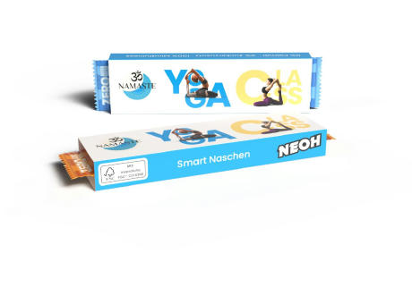 NEOH Schokoriegel im Werbeschuber