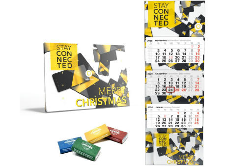 Jahreskalender mit Adventskalender