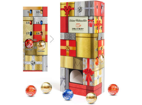 Lindt Lindor Adventsspender "Turm"
