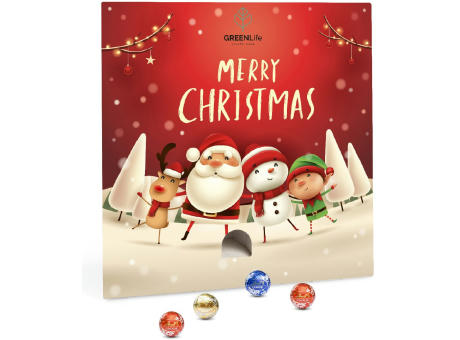 Lindt Lindor Adventsspender "Quadrat"