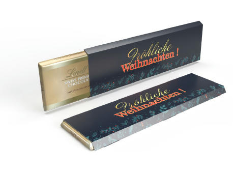 Lindt Alpenvollmilch Extra Tafel im Werbeschuber