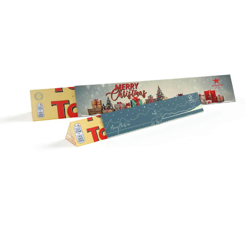 Toblerone in Werbeschuber