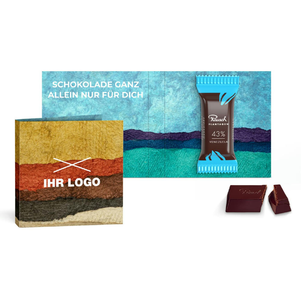 "Rausch Plantagen" Minis in Klappkarte klein