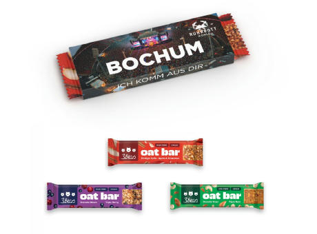 3Bears Oat Bar im Werbeschuber