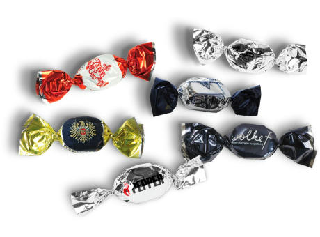 5 g Bonbons im Metallicwickler