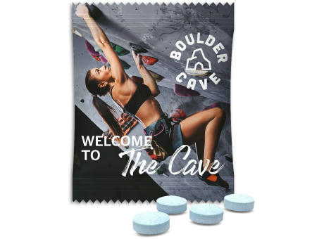 Upsters Koffein-Bonbon im Werbetütchen