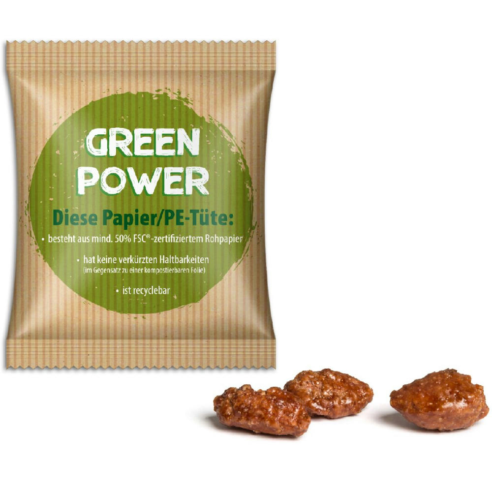 Mandeln im Werbetütchen