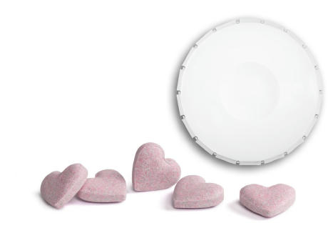 Brauseherzen in Mini Clic Clac Box