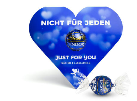Lindt Lindor Kugel in Werbekartonage