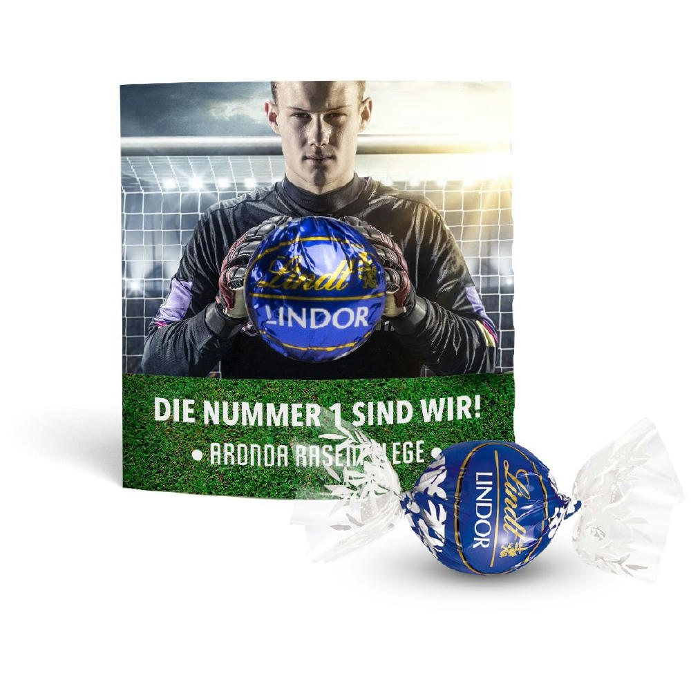 Lindt Lindor Kugel in Werbekartonage