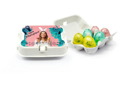 6er Schoko Ostereier