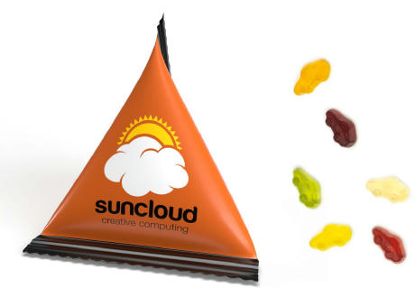 Mini Tetraeder Fruchtgummi