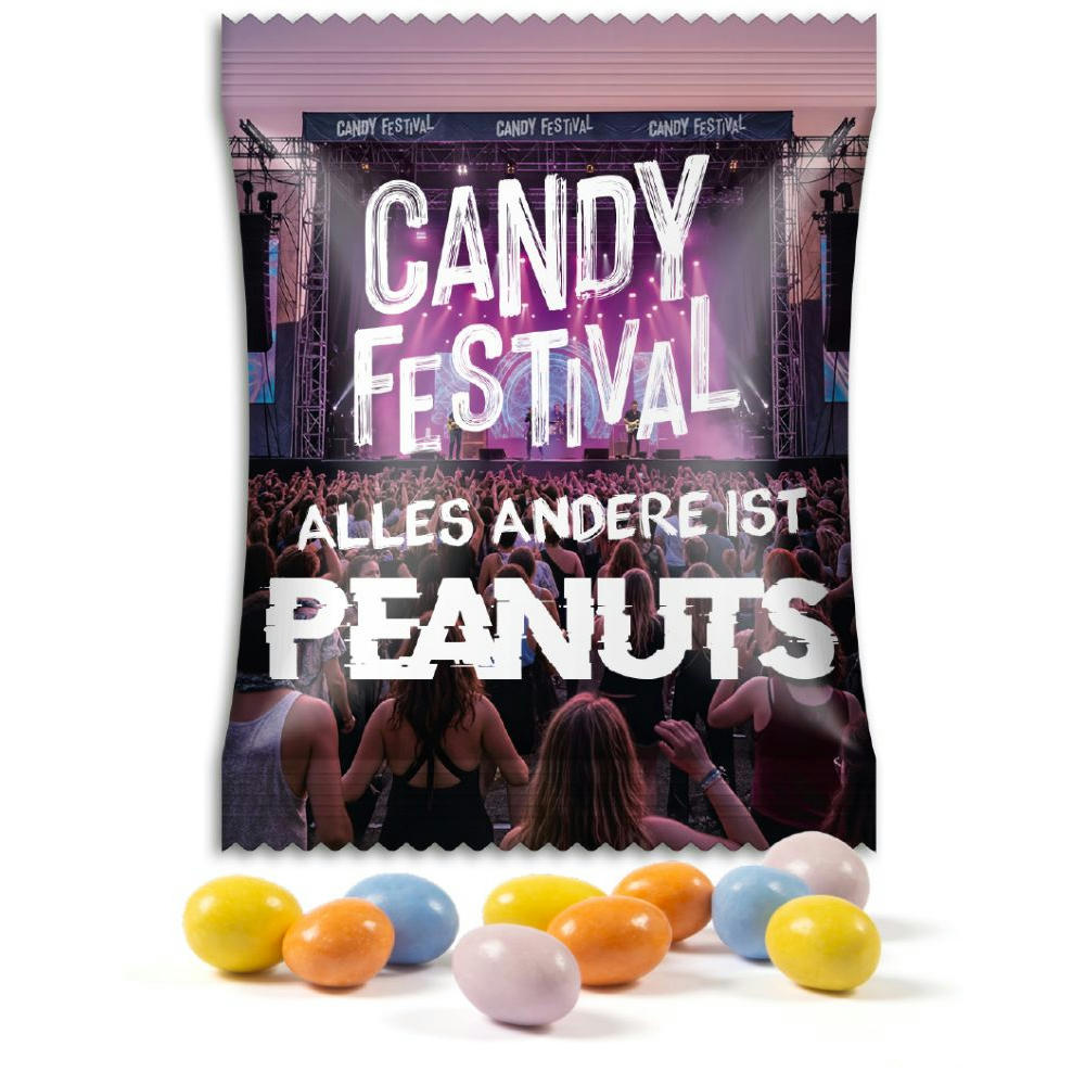 Treets Peanuts im Werbetütchen