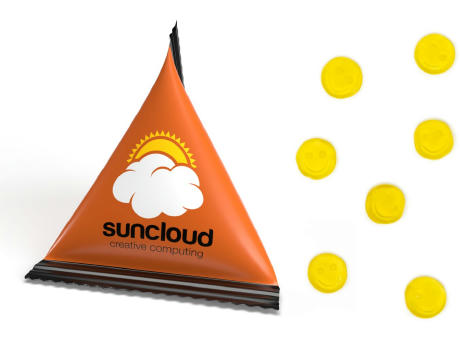 Mini Tetraeder Fruchtgummi