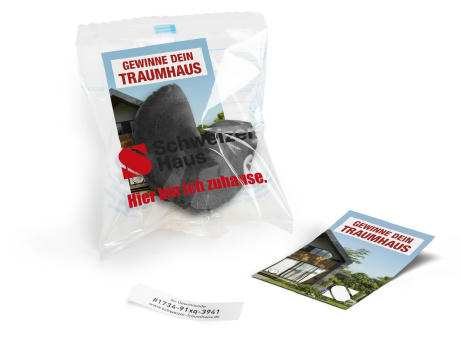 Glückskekse mit Werbekärtchen