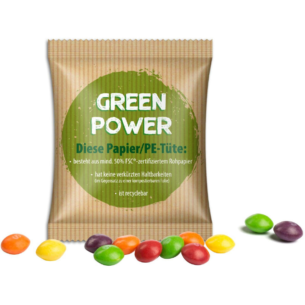 Skittles im Werbetütchen