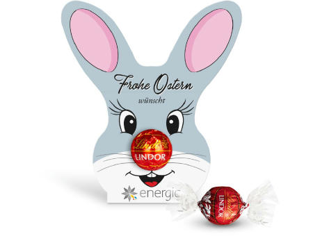 Lindt Lindor Kugel in Werbekartonage "Osterhase"