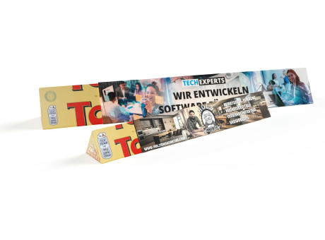Toblerone in Werbeschuber