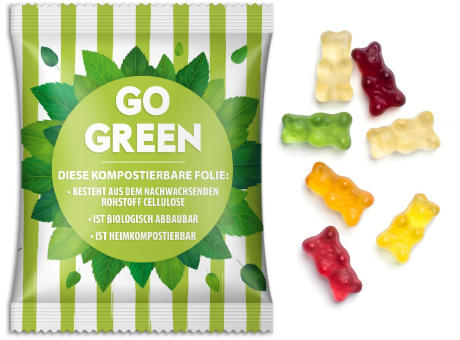 Gummibärchen im Werbetütchen