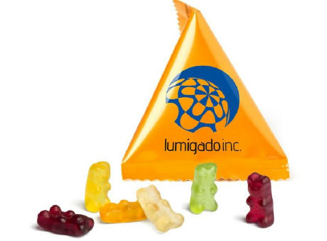 Mini Tetraeder Fruchtgummi