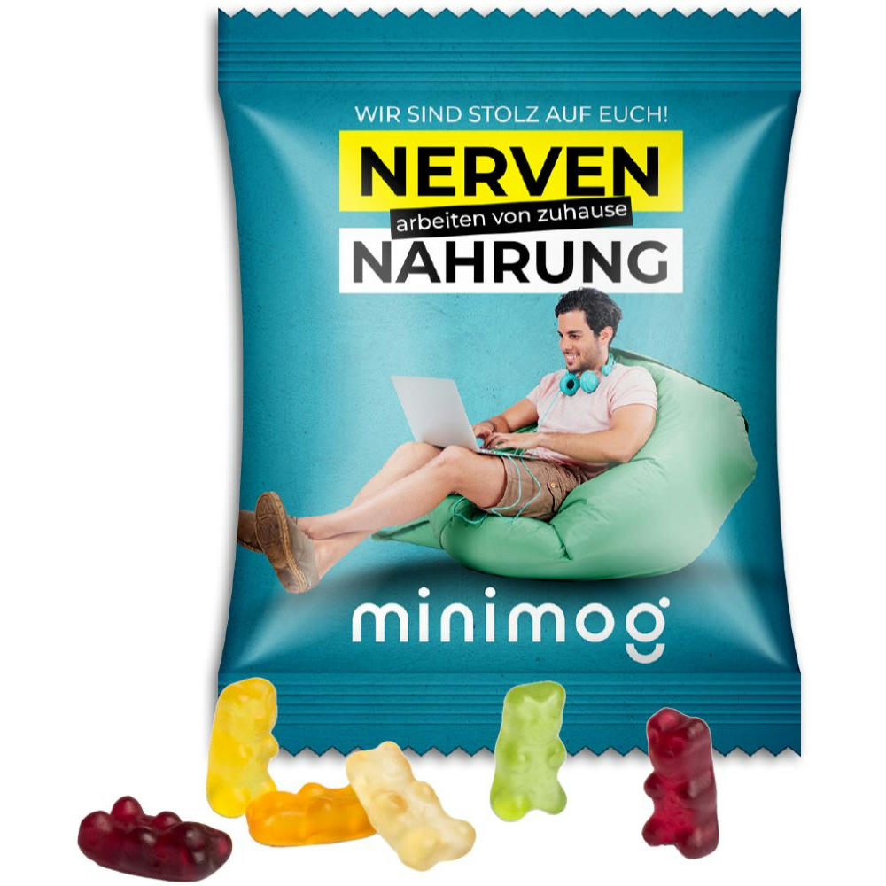 Gummibärchen im Werbetütchen