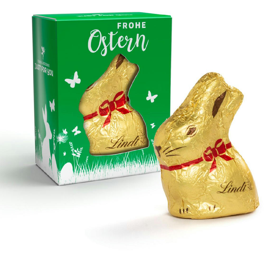 Lindt Mini Goldhase in Werbekartonage