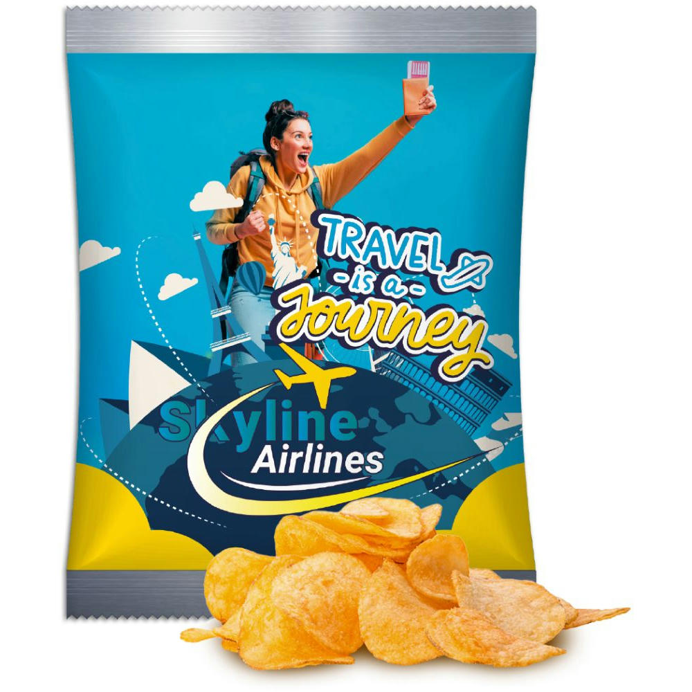 Jo Chips im Werbetütchen