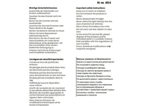 Nestler-matho Arbeitsleuchte N-m 494