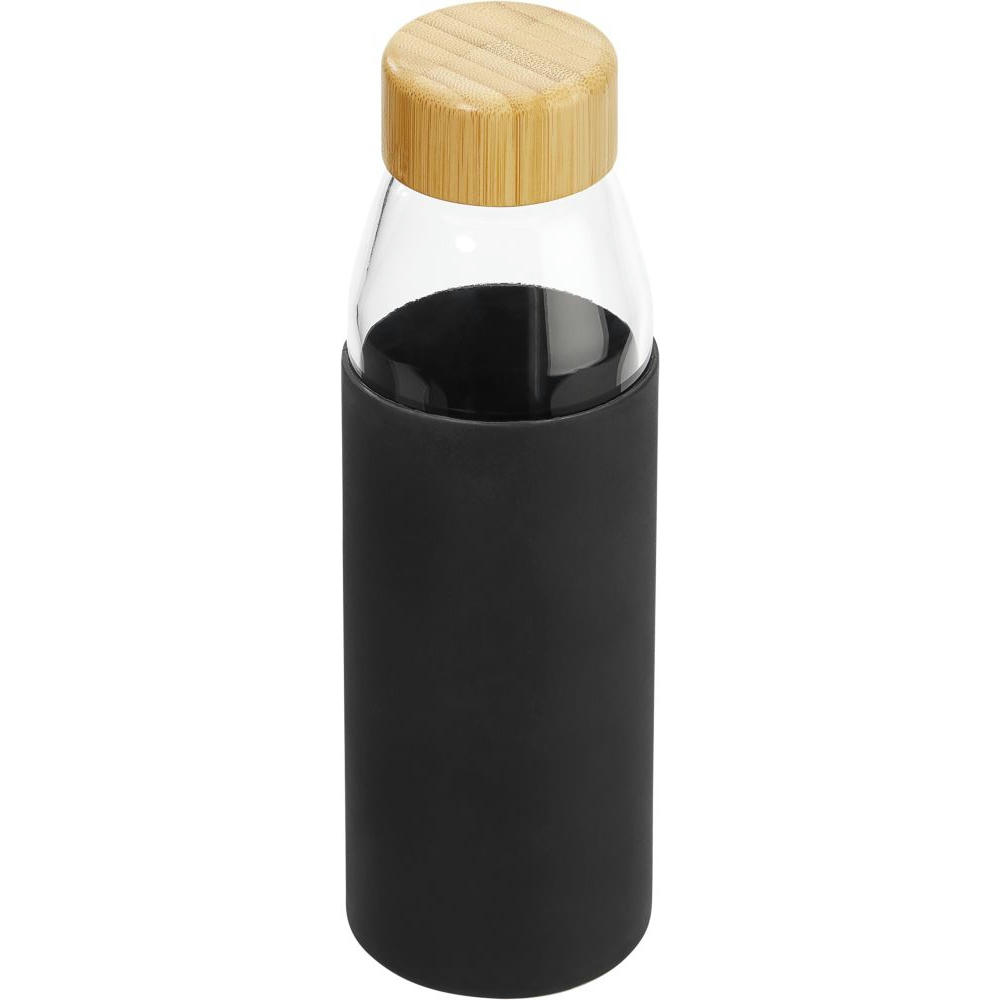 Nestler-matho Umweltfreundliche Flasche ECO B1 mit Silikonhülle und Bambusverschluss N-m 558
