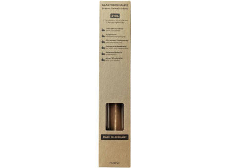 Nestler-matho ECO Glas-Trinkhalm Set N-m 589-2