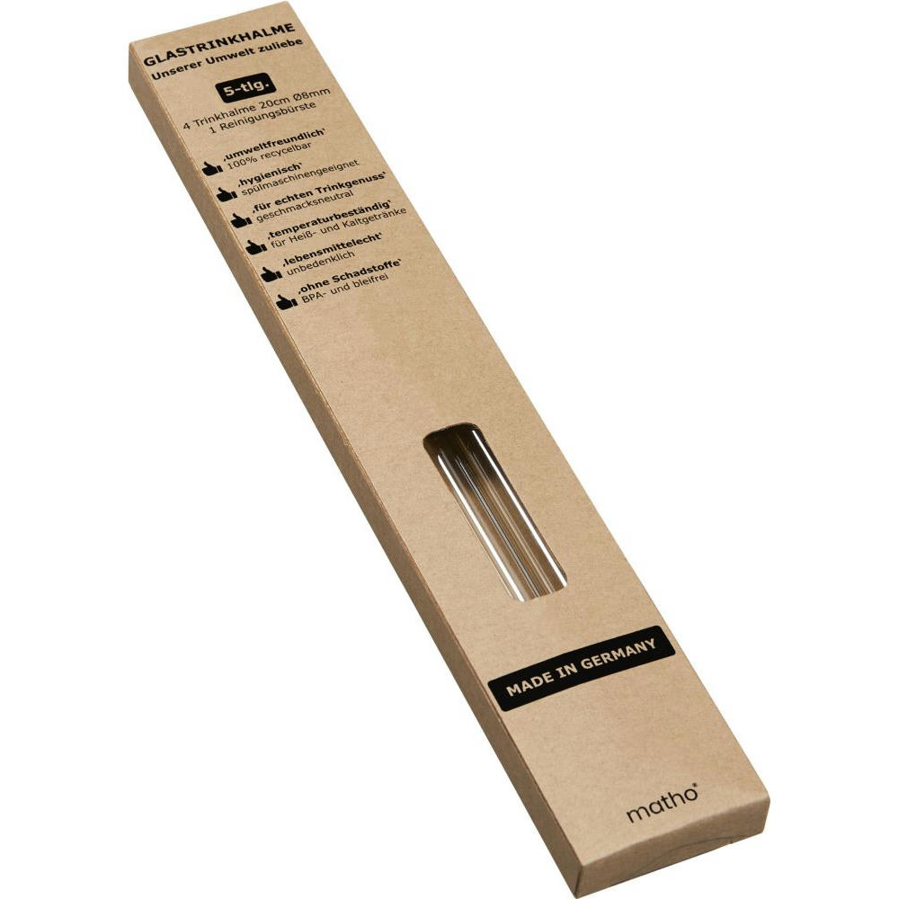 Nestler-matho ECO Glas-Trinkhalm Set N-m 589-4