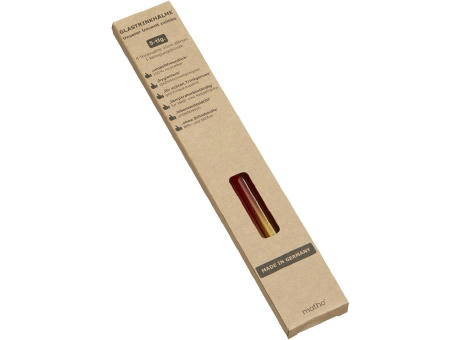 Nestler-matho ECO farbiges Glas-Trinkhalm Set N-m 589-4C