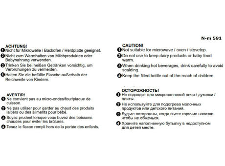Nestler-matho Thermosflasche 750 ml N-m 591