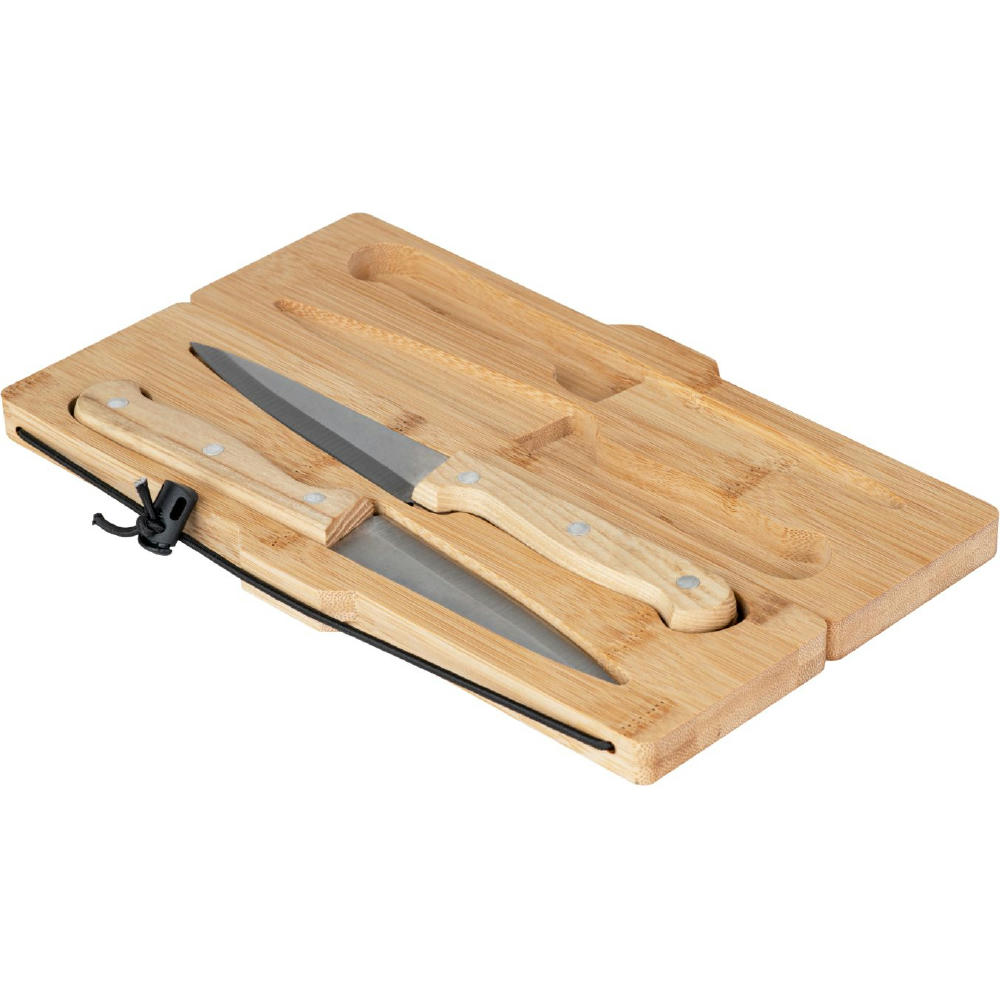 Nestler-matho CUT Faltbares Bambusbrett mit zwei Messern 593