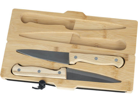Nestler-matho CUT Faltbares Bambusbrett mit zwei Messern 593