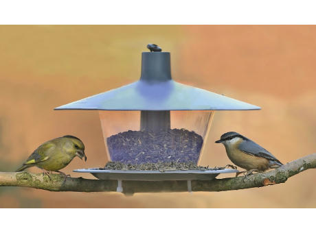 Nestler-matho Vogelfutterhaus BIRDIE N-m 607-1 anthrazit