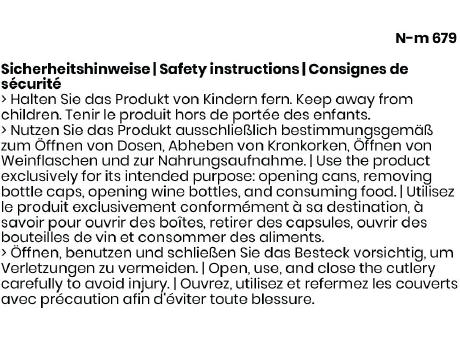 Nestler-matho PICNIC Campingbesteck- Set