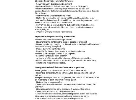 Nestler-matho FLASH 1000 Lumen Taschenleuchte
