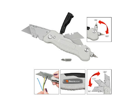 Trapezklingen-Klappmesser "Solid Screw Cut"