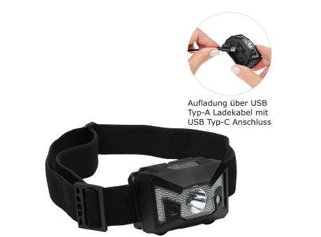 Aufladbare LED Stirnleuchte mit Sensorfunktion "Sensor Head Light Charge 125 L"