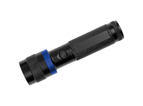 LED Leuchte "Security 3W schwarz/blau"