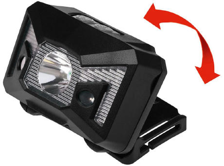 Aufladbare LED Stirnleuchte mit Sensorfunktion "Sensor Head Light Charge 125 L"