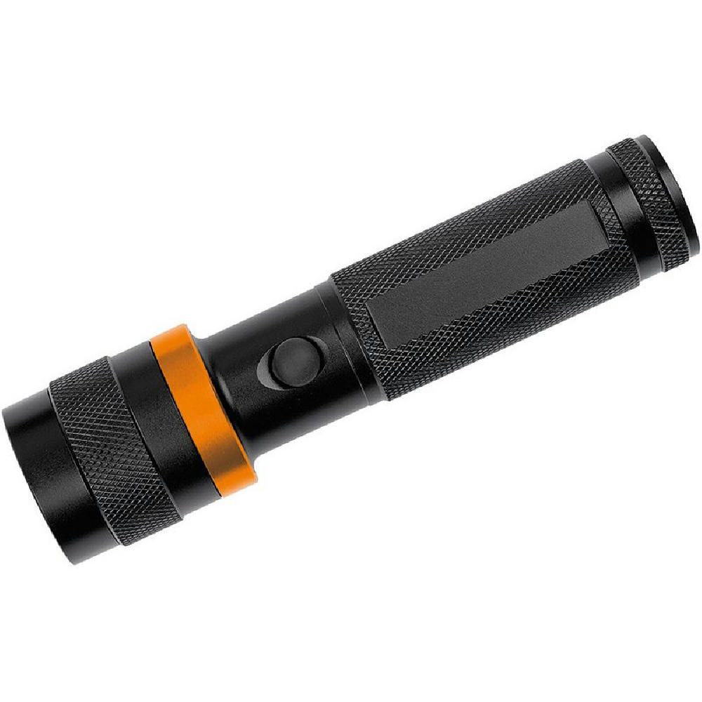 LED Leuchte "Security 3W schwarz/orange"