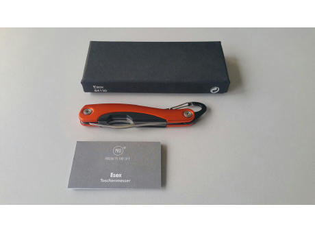 Taschenmesser "Esox orange"