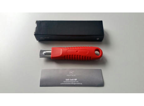 Sicherheitsmesser "Safe Lock HP rot"