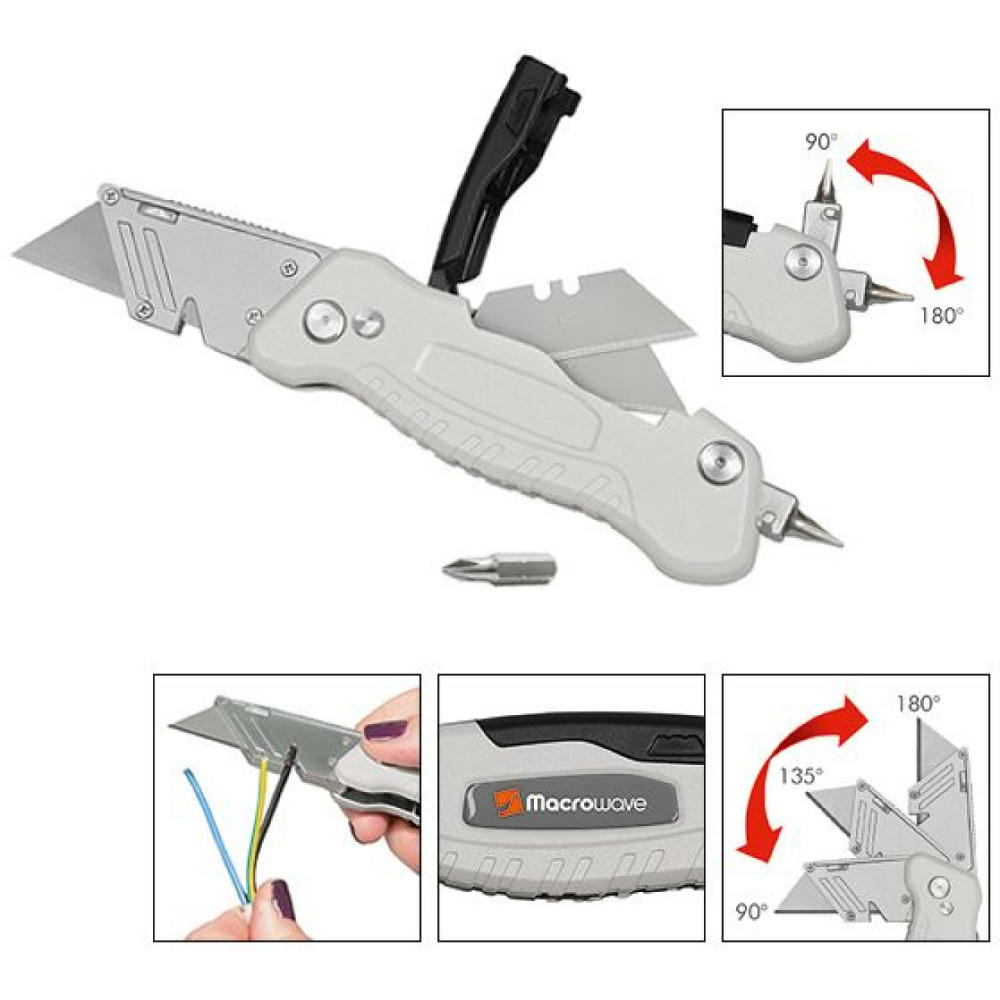 Trapezklingen-Klappmesser "Solid Screw Cut"